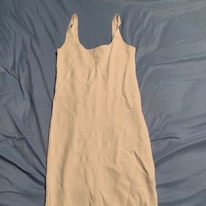 White mini dress